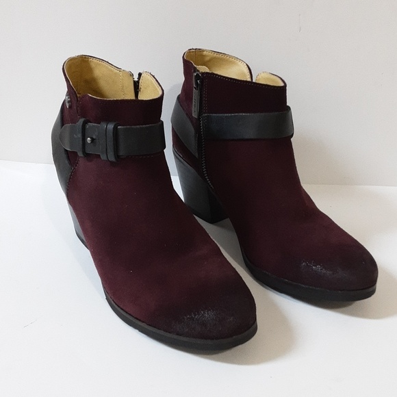 bussola Shoes - Bussola ankle boots Women EU40 Reikiavik Cabernet burgundy suede casual festival